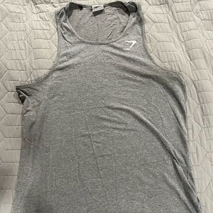 Mens Gymshark Cut Off Workout Shirt